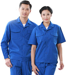 精格系列 [ KG-3819款 ] 艷蘭細帆布長袖 工作服款式