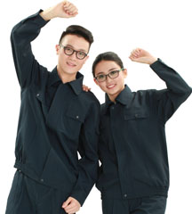 洪瑞系列;HR-812 A款純棉帆布雙層茄克,工作服款式,工作服圖片